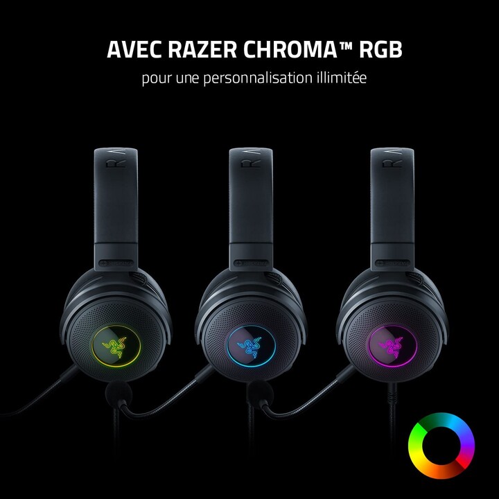 Razer Kraken V3 Hypersense Noir