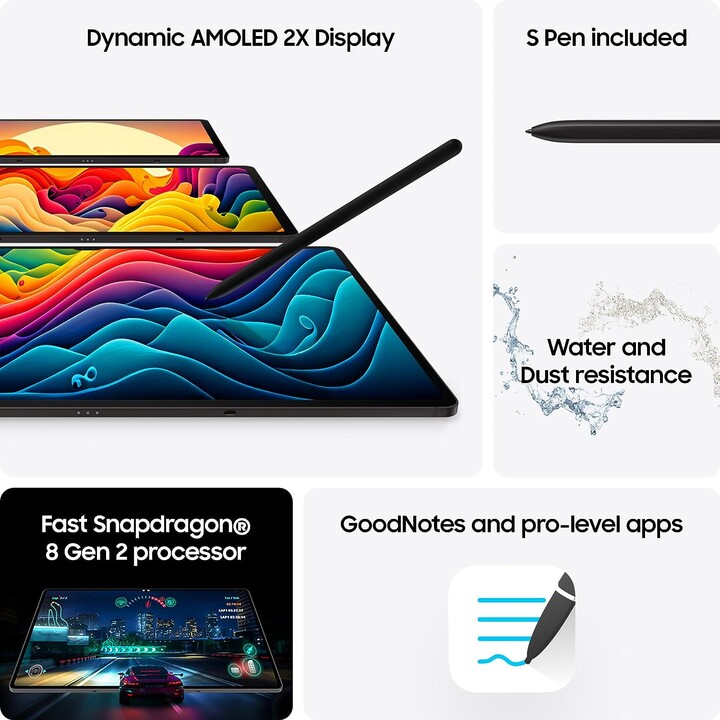 Samsung Galaxy Tab S9 X710 8Go 128Go WiFi Gris