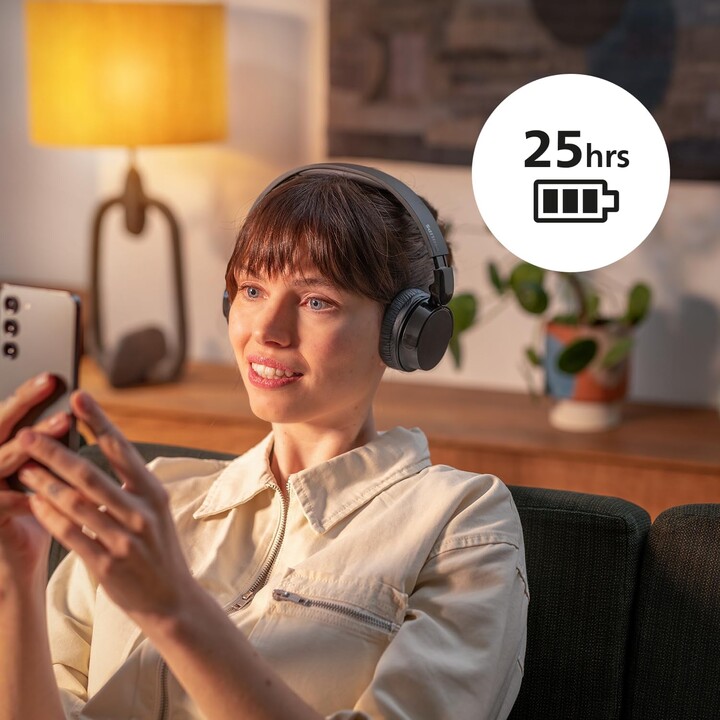 PHILIPS TAH3209BK On-Ear Bluetooth Negro - Auriculares inalámbricos