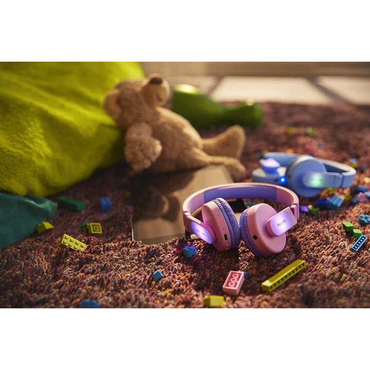Kopfhörer Philips Stirnband Tak4206 Für Kinder Pink Inalam