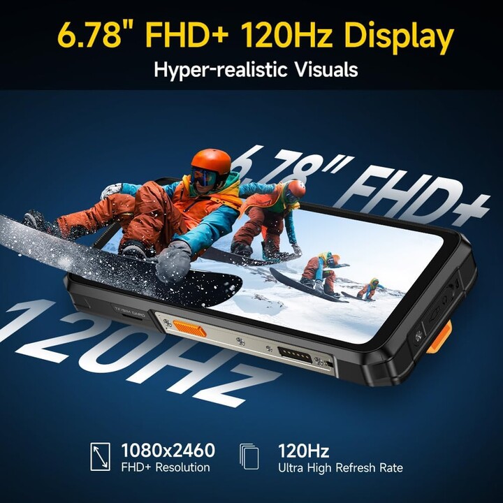 Ulefone Armor 26 Ultra 5G Walkie Talkie, 12GB 512GB, 6.78 LCD IPS FHD+, 15600mAh, Black