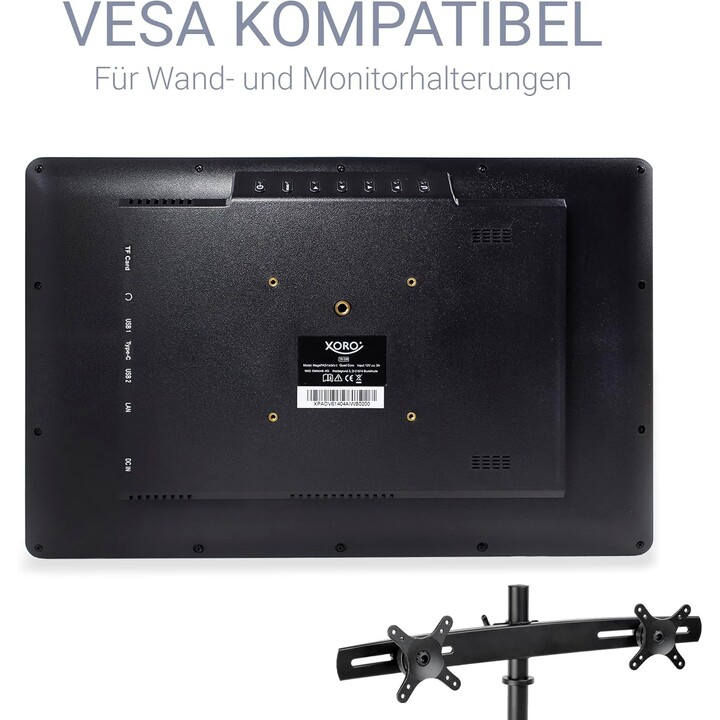 Tablette Xoro MegaPAD 1404v7 14" (35,56 cm). 64 Go. Noir. Android.