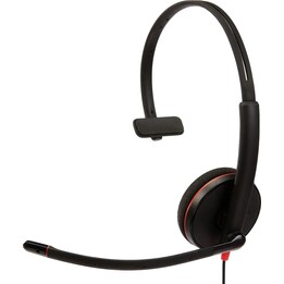 Casque monaural USB-C Poly Blackwire 3210 + adaptateur USB-C/A