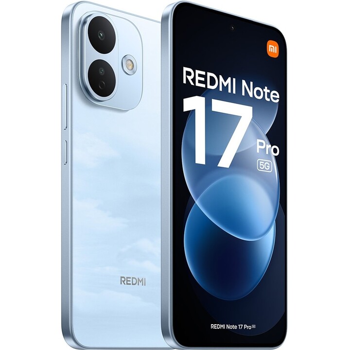 Xiaomi Redmi Note 17 Pro 5G, 6 GB, 256 GB, 6,83-Zoll-AMOLED-Display, 8340 mAh, Blau