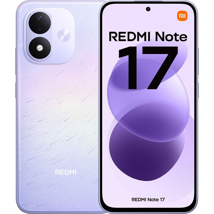 Xiaomi Redmi Note 17 4G, 6 GB + 256 GB, display AMOLED da 6,99 pollici, batteria da 7700 mAh, viola