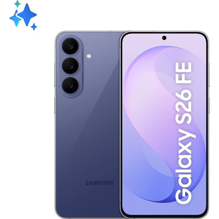 Samsung Galaxy S26 FE S741, 8GB+256GB, Galaxy AI, Camera of 50MP, Violet