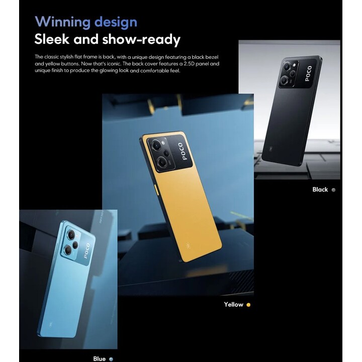 Xiaomi Poco X5 Pro 5G 6GB/128GB Dual Sim Gelb