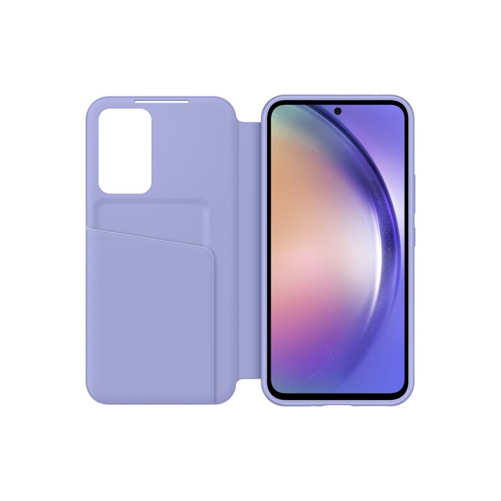 Étui portefeuille Samsung Smart View Myrtille, pour Galaxy A54 5G, EF-ZA546CVEGWW