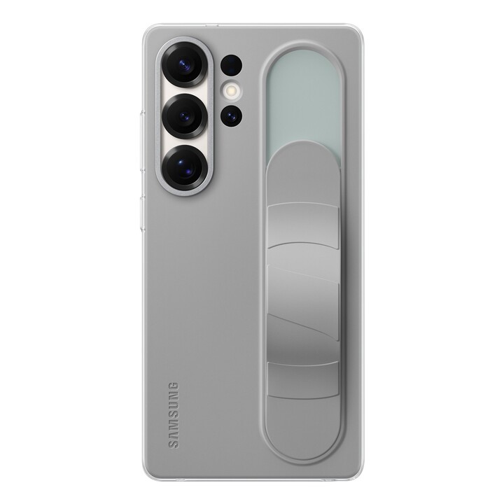 Samsung Standing Grip Case Grau, für Galaxy S25 Ultra, EF-GS938CJEGWW