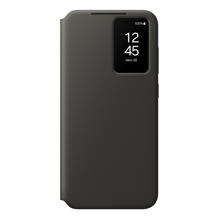Custodia a portafoglio Samsung Smart View nera, per Galaxy S24 FE