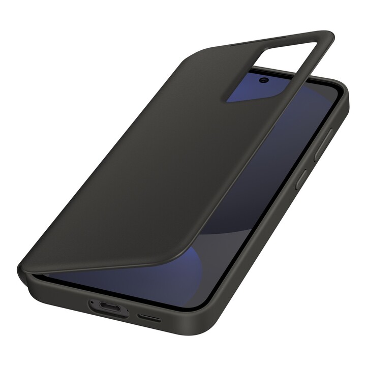Custodia a portafoglio Samsung Smart View nera, per Galaxy S24 FE