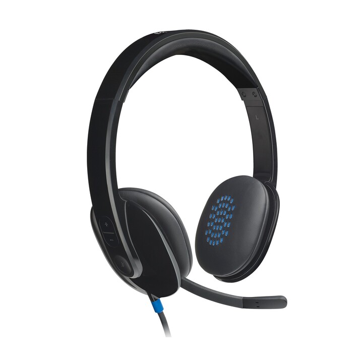 Cuffie Logitech H540 con microfono, USB, nere
