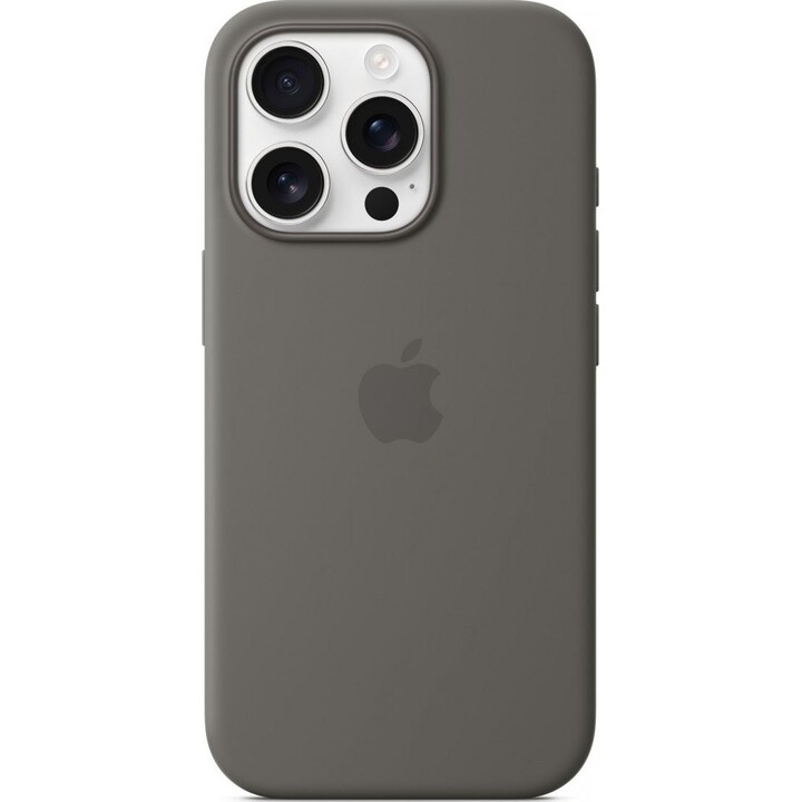Apple Silicone Case with MagSafe Stone Grey, for iPhone 16 Pro, MYYL3ZM/A