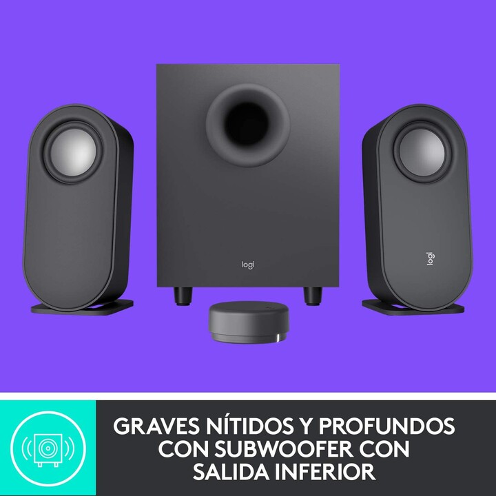Logitech Z-407 Bluetooth 2.1 speaker system with subwoofer and wireless operation