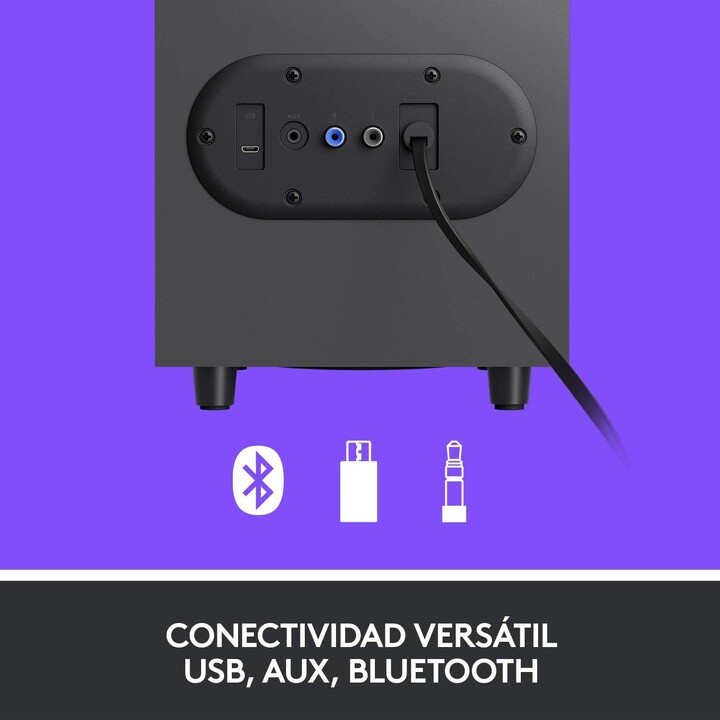 Logitech Z-407 Bluetooth 2.1 speaker system with subwoofer and wireless operation