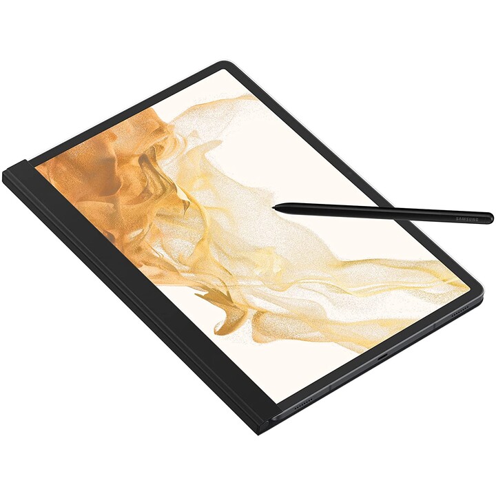 Funda Samsung Note View Cover negra para Galaxy Tab S7 Plus/Tab S7 FE/Tab S8 Plus
