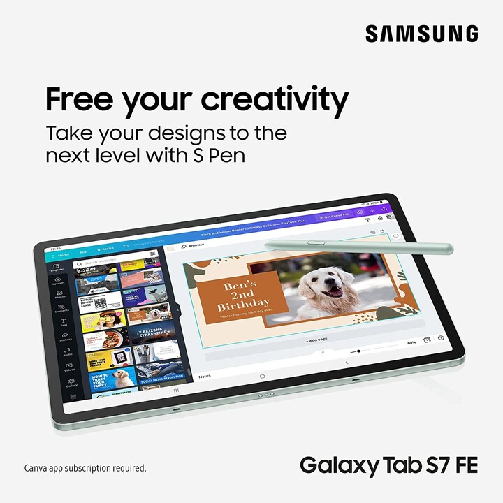Penna Samsung S per Tab S7 FE nera