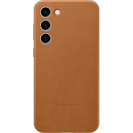 Samsung S23 Leather Cover for Galaxy S23 Plus Camel