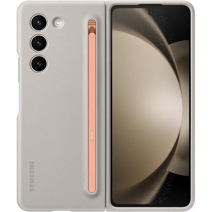 Capa Samsung Slim S Pen, cor areia, para o Samsung Galaxy Fold5