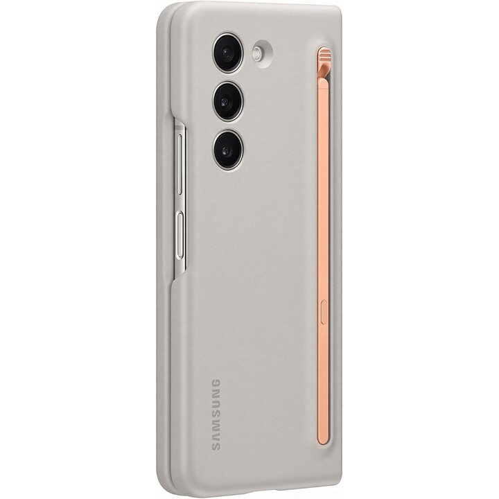 Étui Samsung Slim S Pen couleur sable, pour Samsung Galaxy Fold5