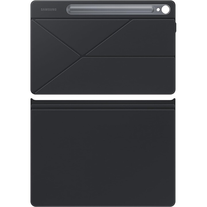 Samsung Smart Book Cover, custodia nera stile libro con supporto per Galaxy Tab S9
