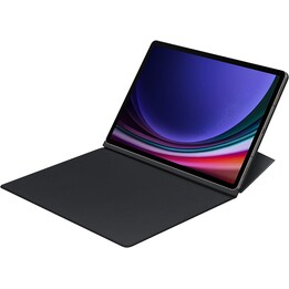 Funda Samsung Smart Book, funda estilo libro negra para Galaxy Tab S9+/S9 FE+