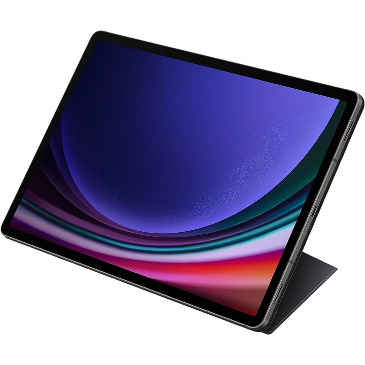Samsung Smart Book Cover, schwarze Hülle im Book-Style für Galaxy Tab S9+/S9 FE+