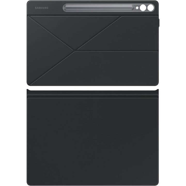 Samsung Smart Book Cover, schwarze Hülle im Book-Style für Galaxy Tab S9+/S9 FE+