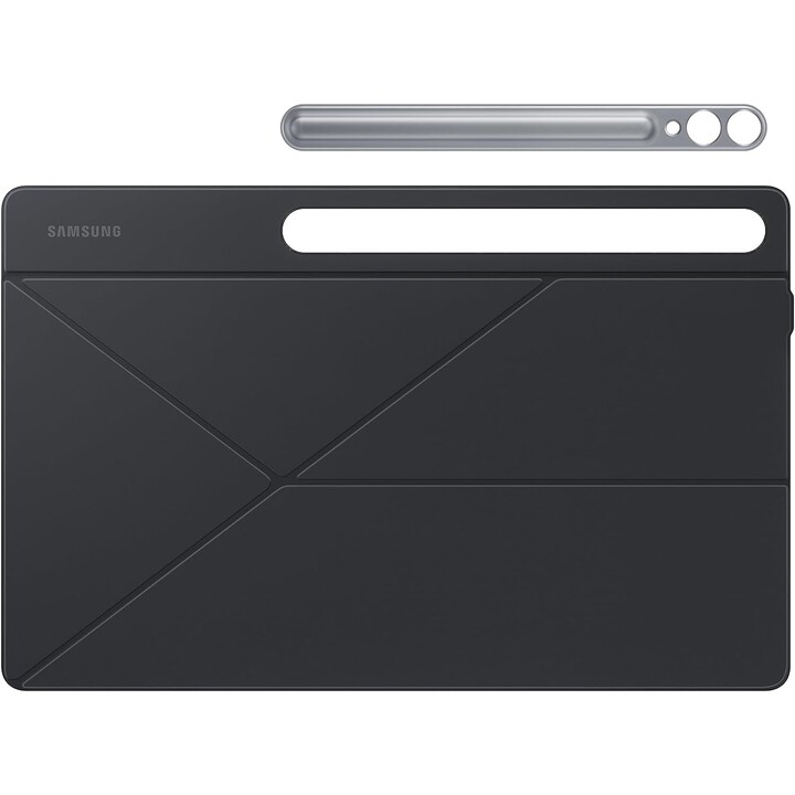Samsung Ultra Smart Book Cover, schwarze Buchhülle mit Ständer für das Galaxy Tab S9 Ultra