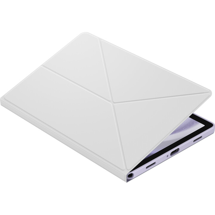 Capa de livro Samsung estilo livro branco para Samsung Galaxy Tab A9