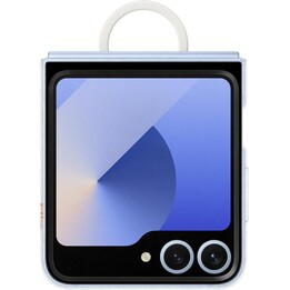 Funda Oficial Samsung Galaxy Clear con Anillo para Galaxy Z Flip6, Transparente