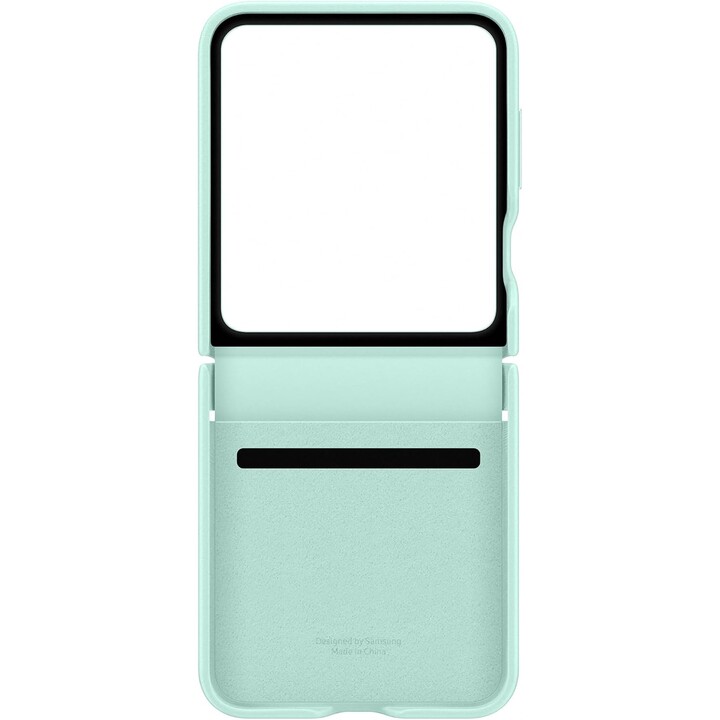 Funda Kindsuit Oficial de Piel Sintética de Samsung Galaxy para Galaxy Z Flip6, Menta