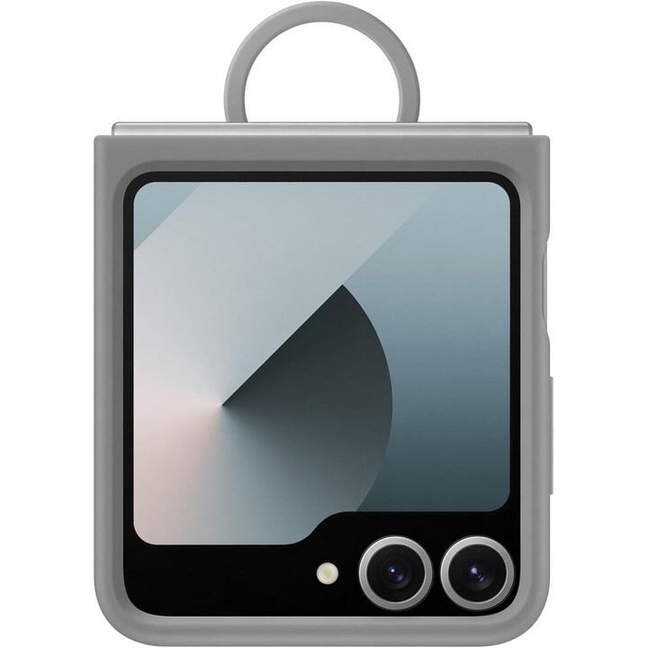 Samsung F741 Z Flip 6 Silikonhülle Grau EF-ZF741TJE