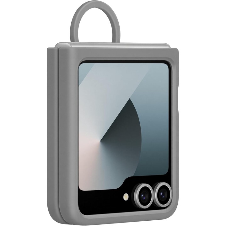 Samsung F741 Z Flip 6 Silikonhülle Grau EF-ZF741TJE