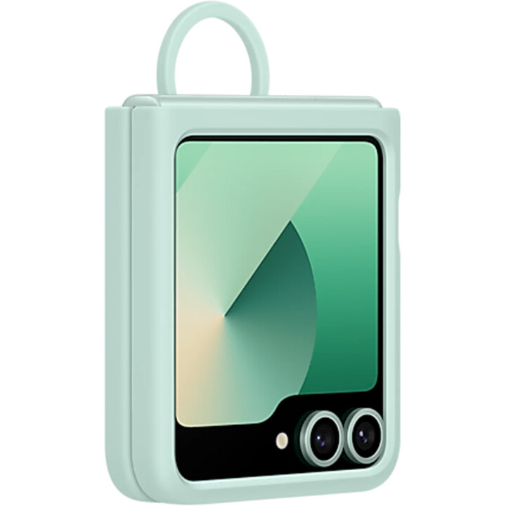 Capa de silicone Samsung F741 Z Flip 6 menta EF-ZF741YME