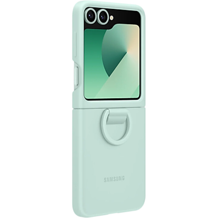 Capa de silicone Samsung F741 Z Flip 6 menta EF-ZF741YME
