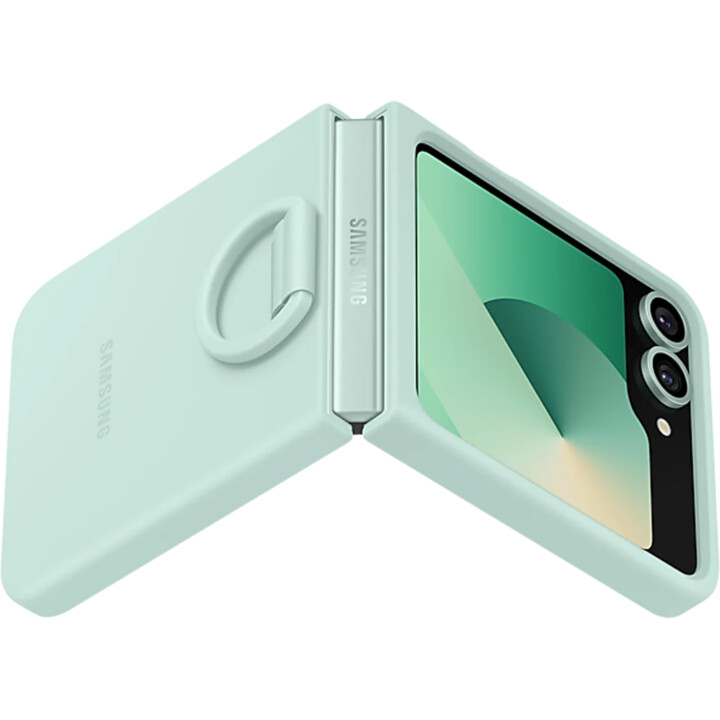 Capa de silicone Samsung F741 Z Flip 6 menta EF-ZF741YME