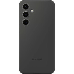Custodia in silicone Samsung per S24 FE Nera