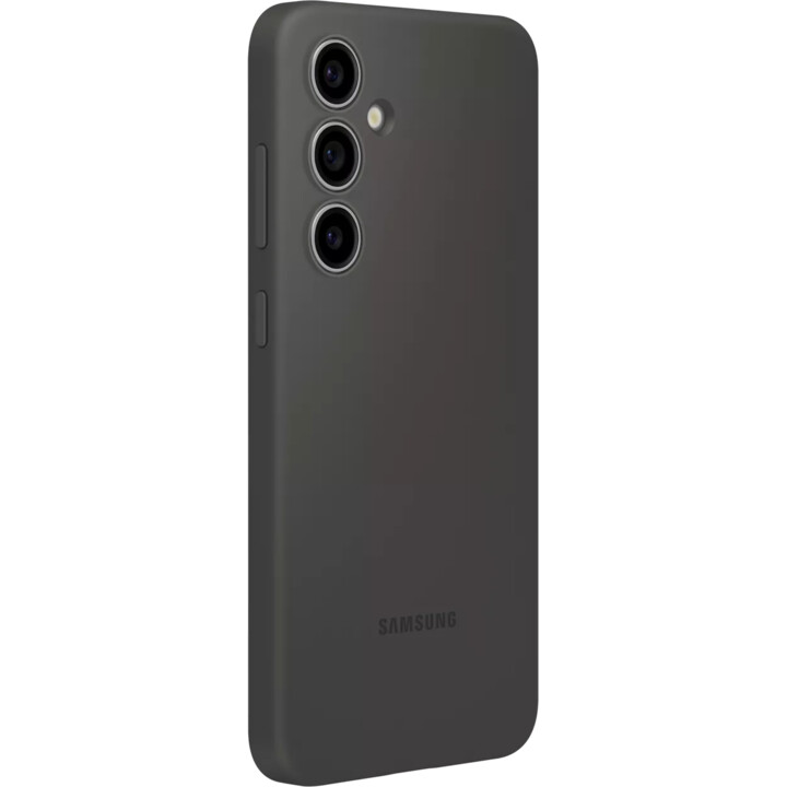 Coque en silicone Samsung pour S24 FE Noir