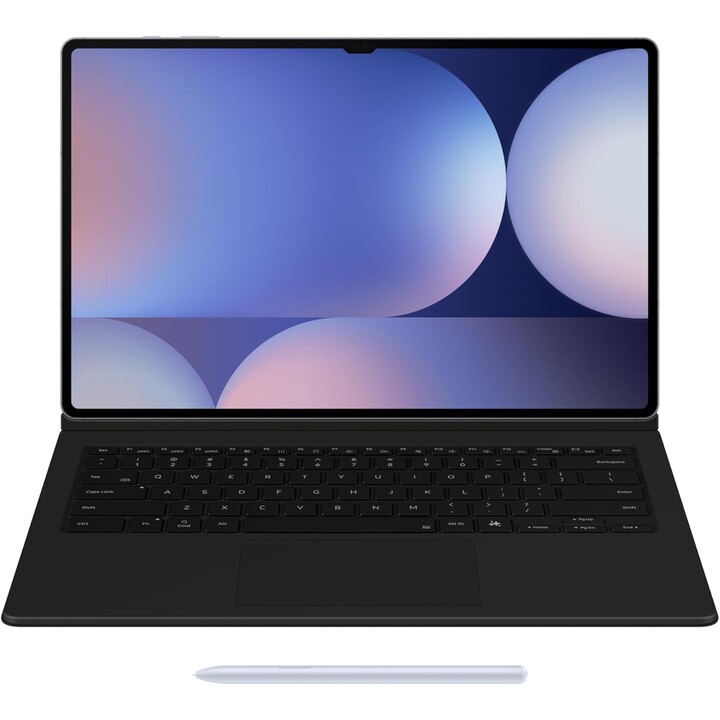 Samsung SM-X910 Tab S9 Ultra QWERTZ Book Cover Tastatur Slim Schwarz EF-DX910BB