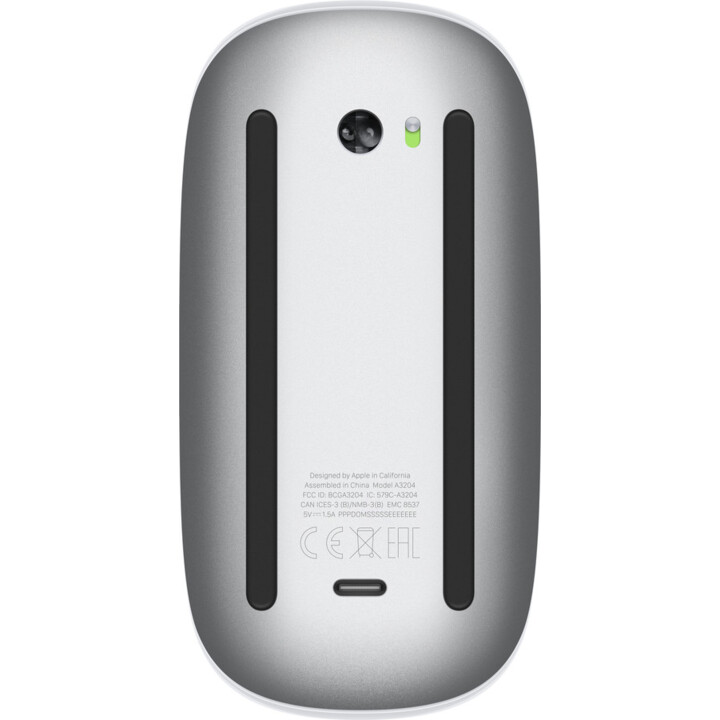 Apple Magic Mouse, superficie multitáctil blanca