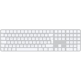 Apple Magic Keyboard with Touch ID and numeric keypad, German, white keys