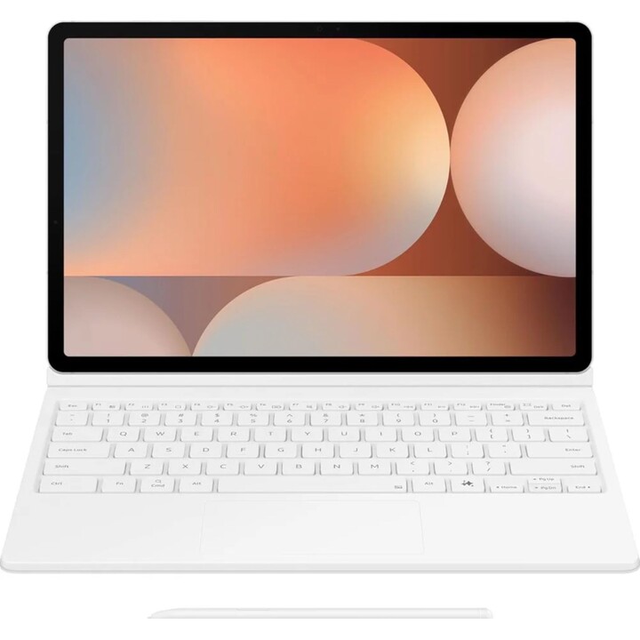 Buchcover Tastatur Samsung Galaxy Tab S9/S9 FE/S10 FE Touchpad Wireless Weiß 10.9