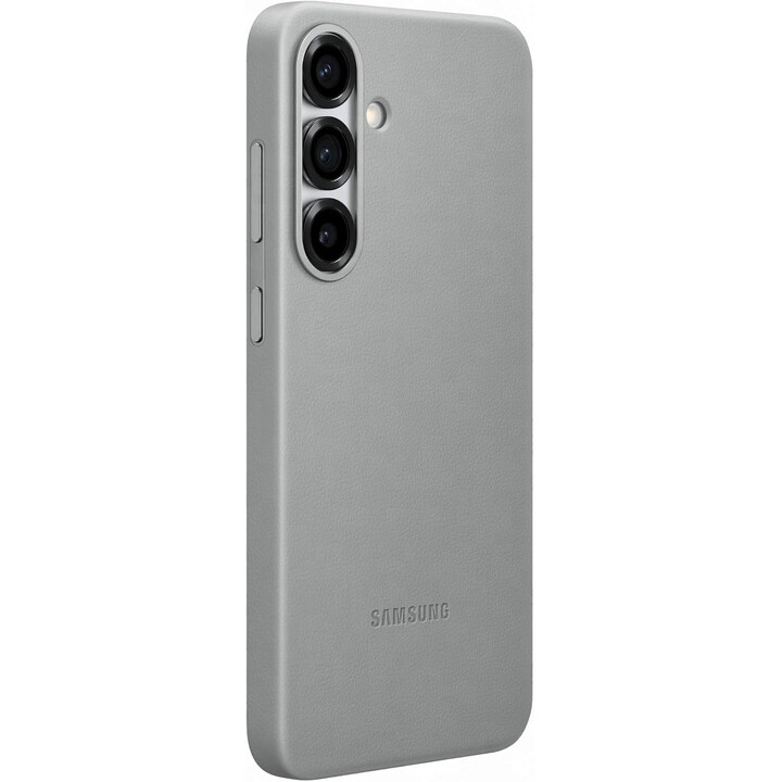Étui en cuir vegan Kindsuit pour Samsung S936 S25+ Gris EF-VS936PJE
