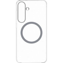 Samsung Galaxy S25 capa transparente com suporte magnético