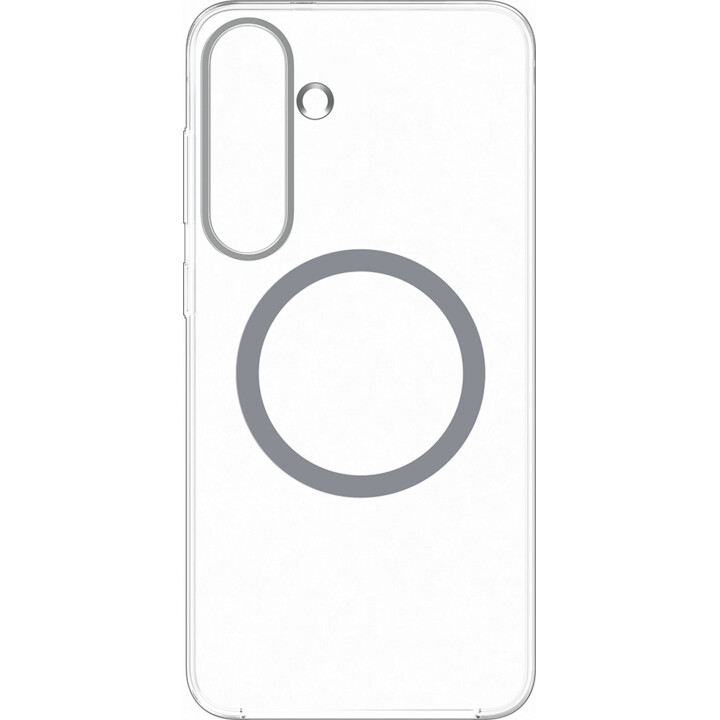 Samsung Galaxy S25 capa transparente com suporte magnético