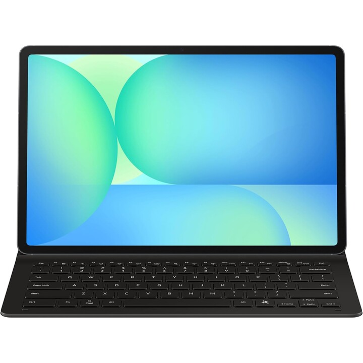 Samsung SM-X620,X625 Tab S10 FE+ QWERTZ (Deutsch) Book Cover Slim Tastatur Schwarz EF-DX620BB