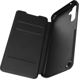 Funda tipo cartera Samsung by Anymode para el Galaxy A55. Negra.