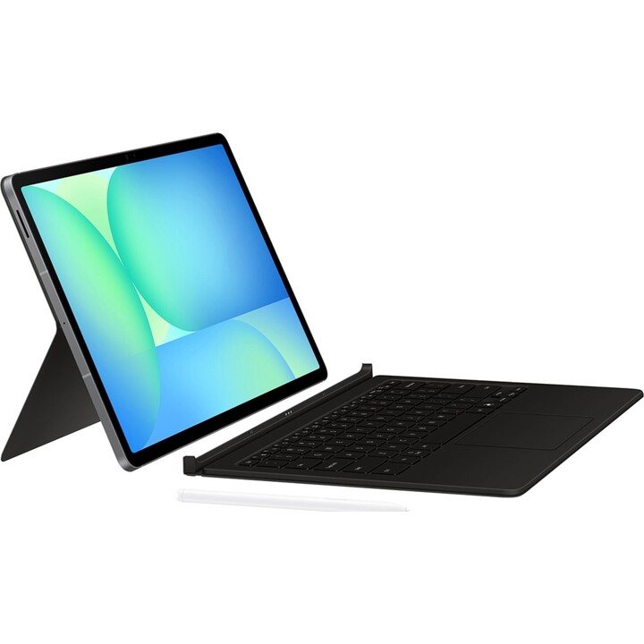 Funda con teclado Samsung Book Cover AI negra para Galaxy Tab S10 FE Plus