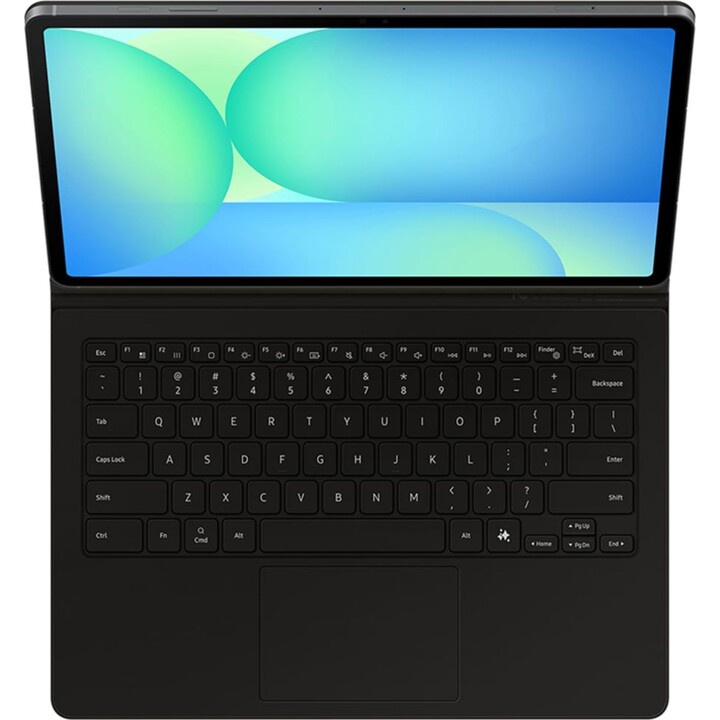 Funda con teclado Samsung Book Cover AI negra para Galaxy Tab S10 FE Plus
